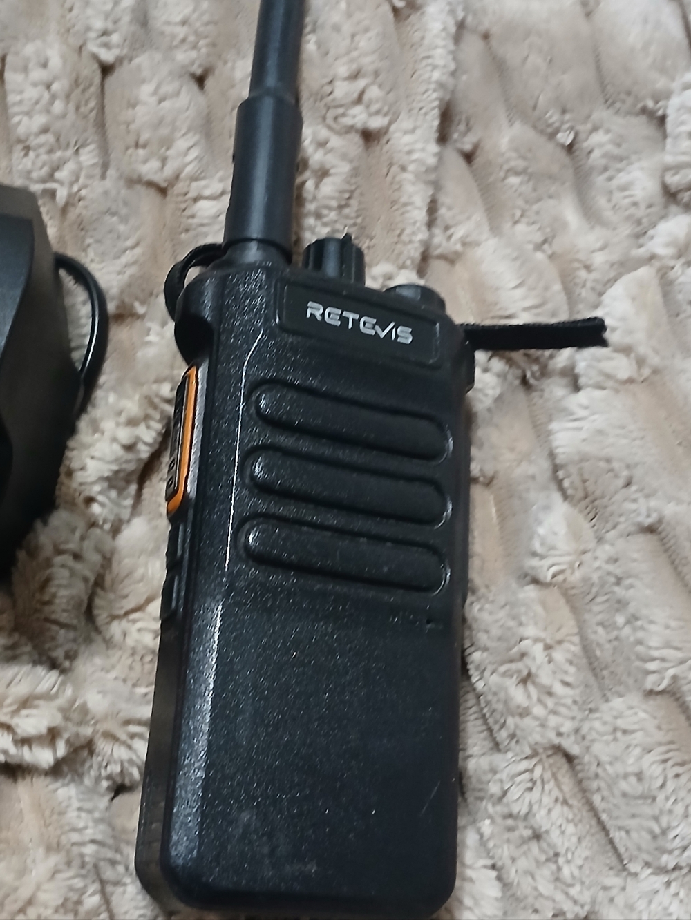 Black Portable Two-Way Radio Handheld Transceiver